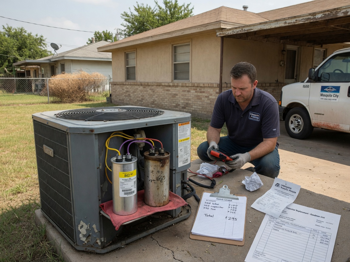Typical Costs for AC Capacitor Replacement in Mesquite